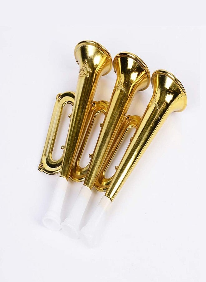 MEDANSH STORE Plastic Trumpet Noise Maker Kids Toys Cheerleader Football Match Cheering Props Birthday Party Favor Gift (Pack of 4) - Image 3